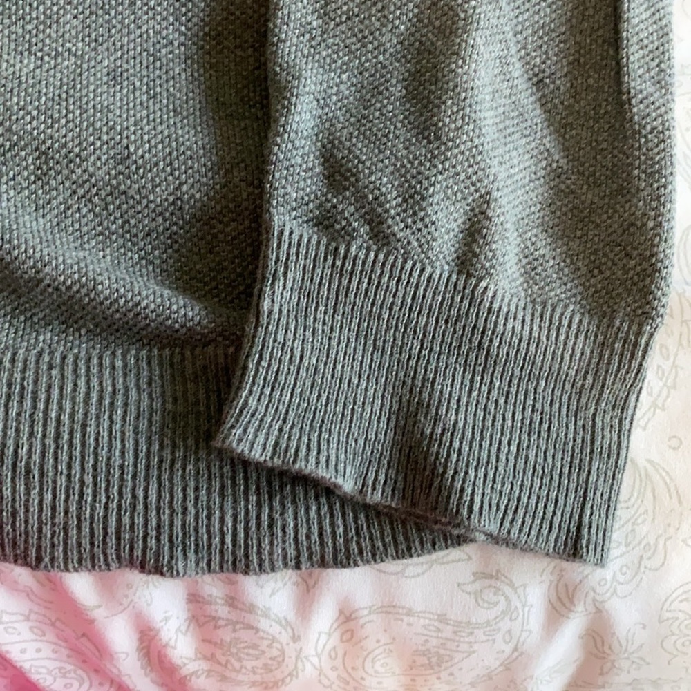 JCrew Waffle Knit Sweater (Grey) - Picture 3 of 3